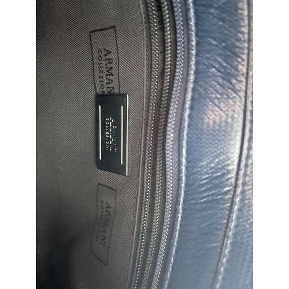 Vintage Armani Collezioni Leather Messenger Bag - Picture 4 of 16